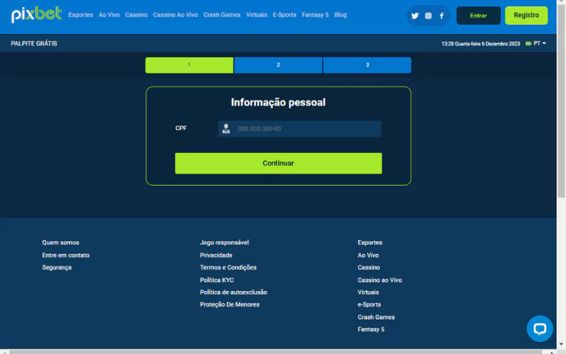 Pixbet Login featured